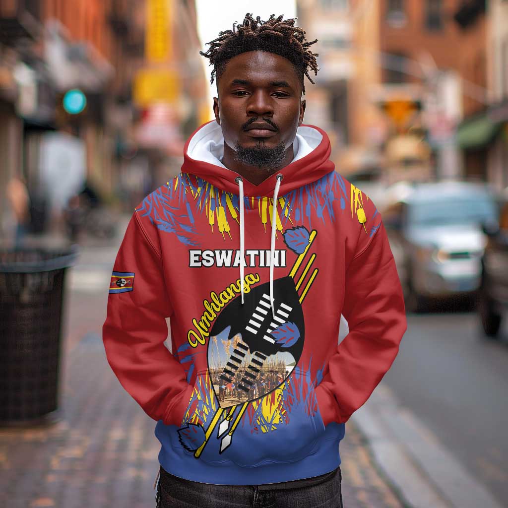 Personalized Umhlanga Reed Dance Hoodie Eswatini Heritage - African Pride