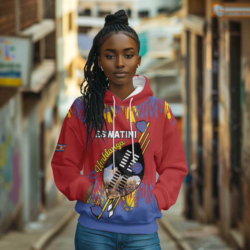 Personalized Umhlanga Reed Dance Hoodie Eswatini Heritage - African Pride