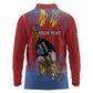 Personalized Umhlanga Reed Dance Long Sleeve Polo Shirt Eswatini Heritage - African Pride