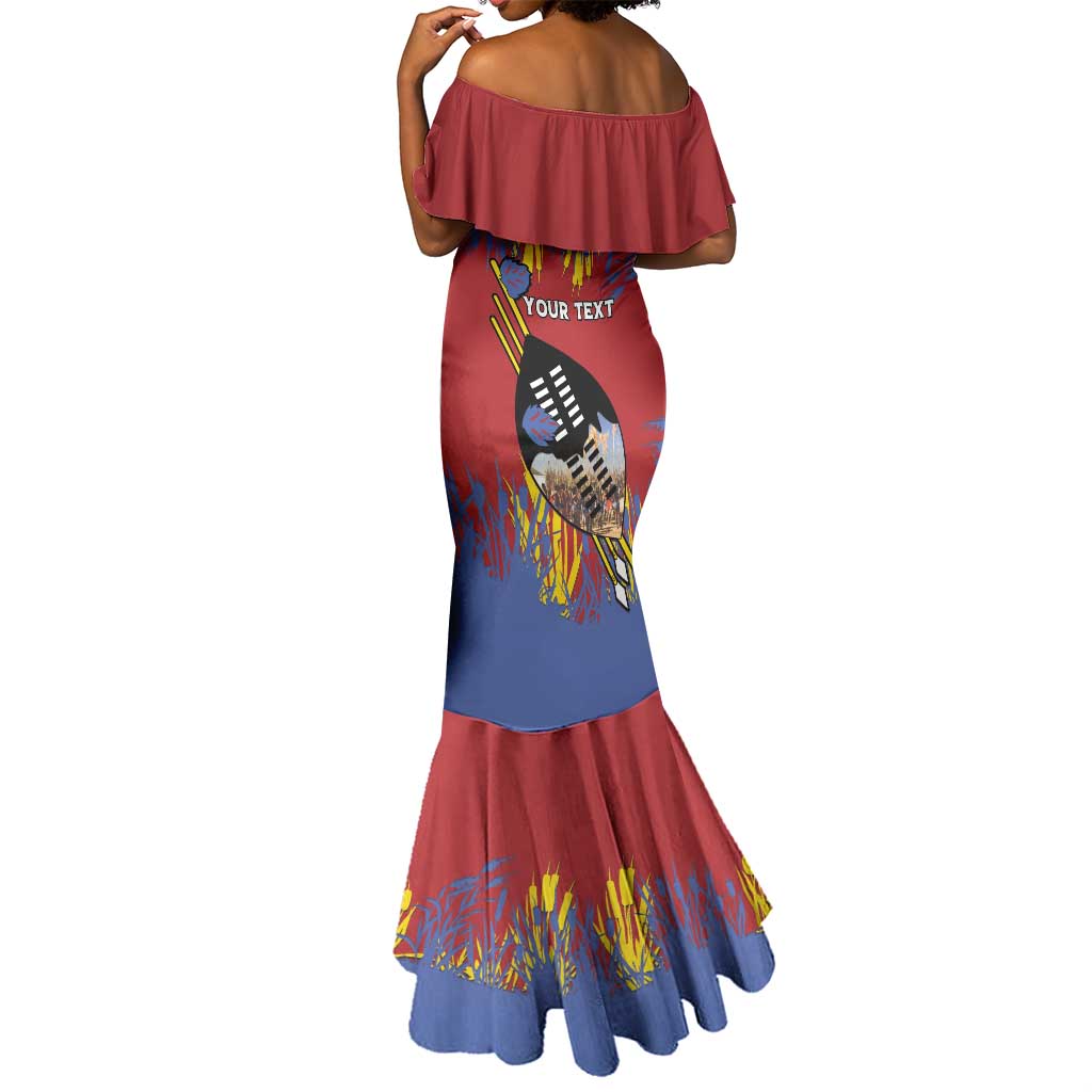 Personalized Umhlanga Reed Dance Mermaid Dress Eswatini Heritage - African Pride