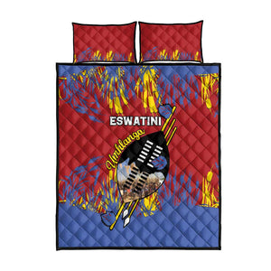 Umhlanga Reed Dance Quilt Bed Set Eswatini Heritage - African Pride