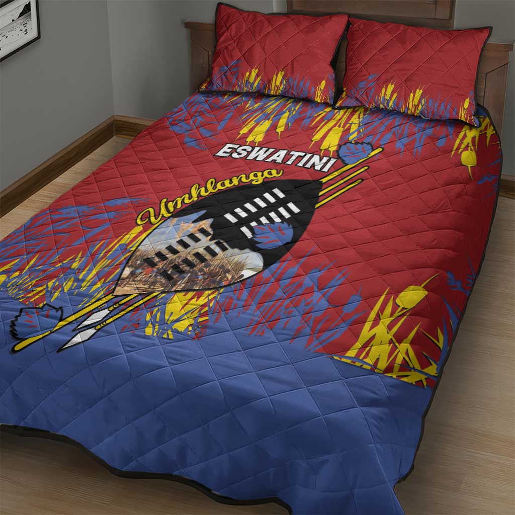 Umhlanga Reed Dance Quilt Bed Set Eswatini Heritage - African Pride