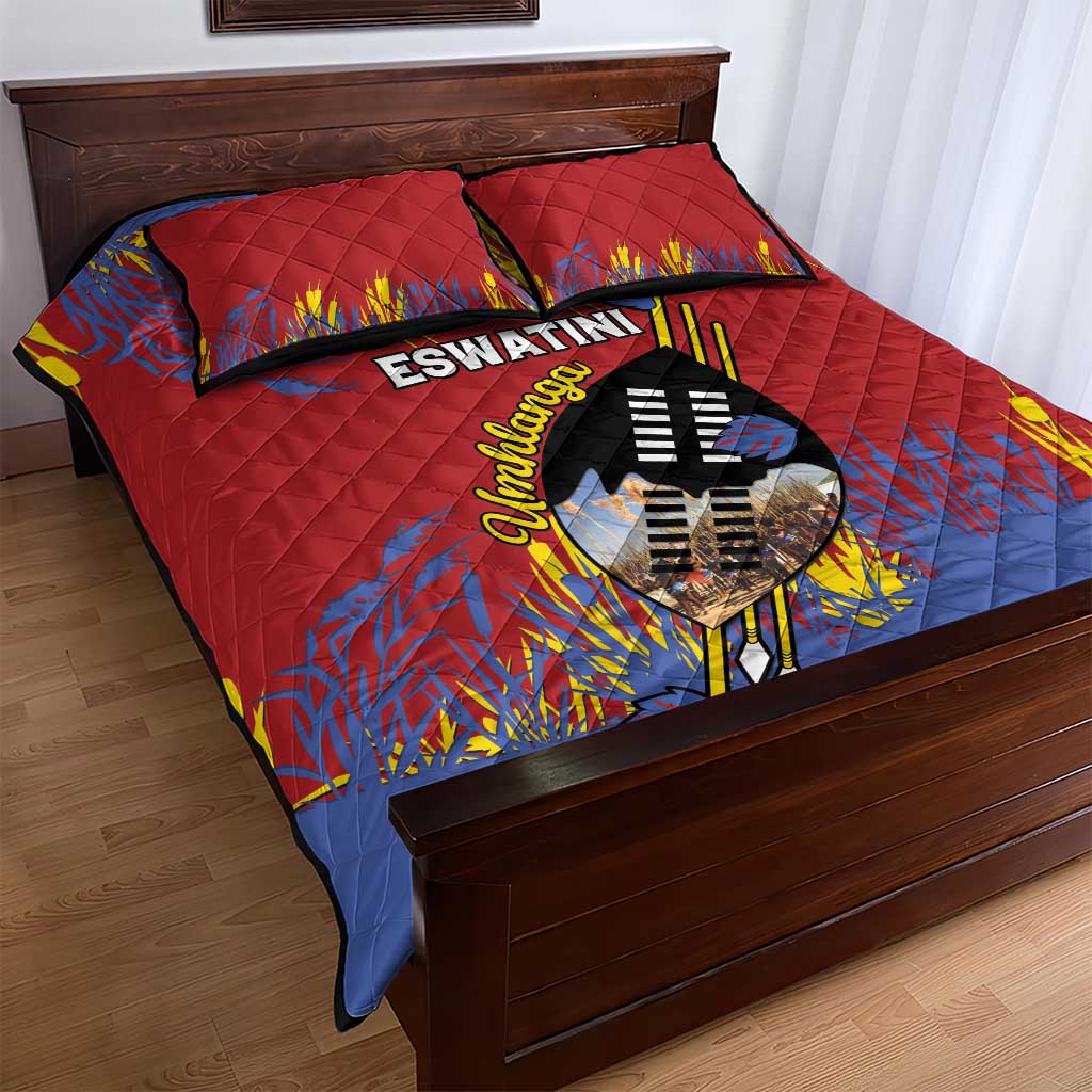 Umhlanga Reed Dance Quilt Bed Set Eswatini Heritage - African Pride