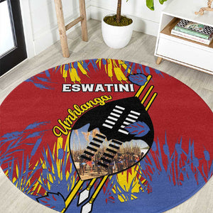 Umhlanga Reed Dance Round Carpet Eswatini Heritage - African Pride