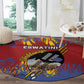 Umhlanga Reed Dance Round Carpet Eswatini Heritage - African Pride
