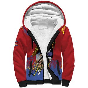 Personalized Umhlanga Reed Dance Sherpa Hoodie Eswatini Heritage - African Pride