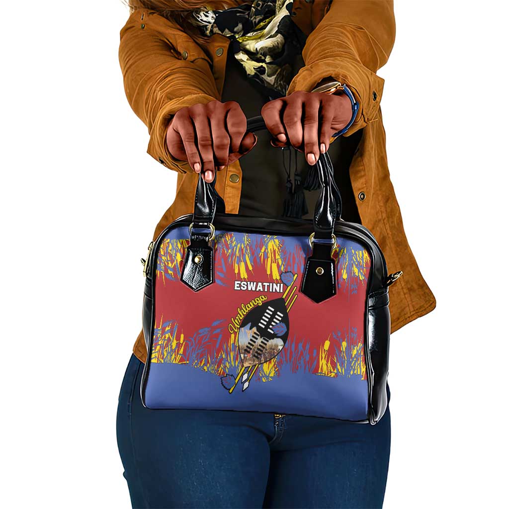Umhlanga Reed Dance Shoulder Handbag Eswatini Heritage - African Pride