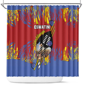 Umhlanga Reed Dance Shower Curtain Eswatini Heritage - African Pride