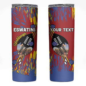 Personalized Umhlanga Reed Dance Skinny Tumbler Eswatini Heritage - African Pride