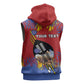 Personalized Umhlanga Reed Dance Sleeveless Hoodie Eswatini Heritage - African Pride