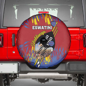Umhlanga Reed Dance Spare Tire Cover Eswatini Heritage - African Pride