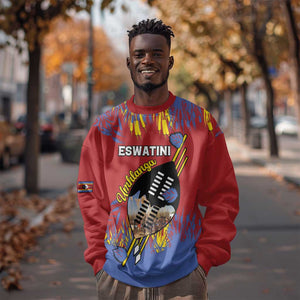 Personalized Umhlanga Reed Dance Sweatshirt Eswatini Heritage - African Pride
