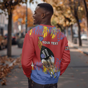 Personalized Umhlanga Reed Dance Sweatshirt Eswatini Heritage - African Pride