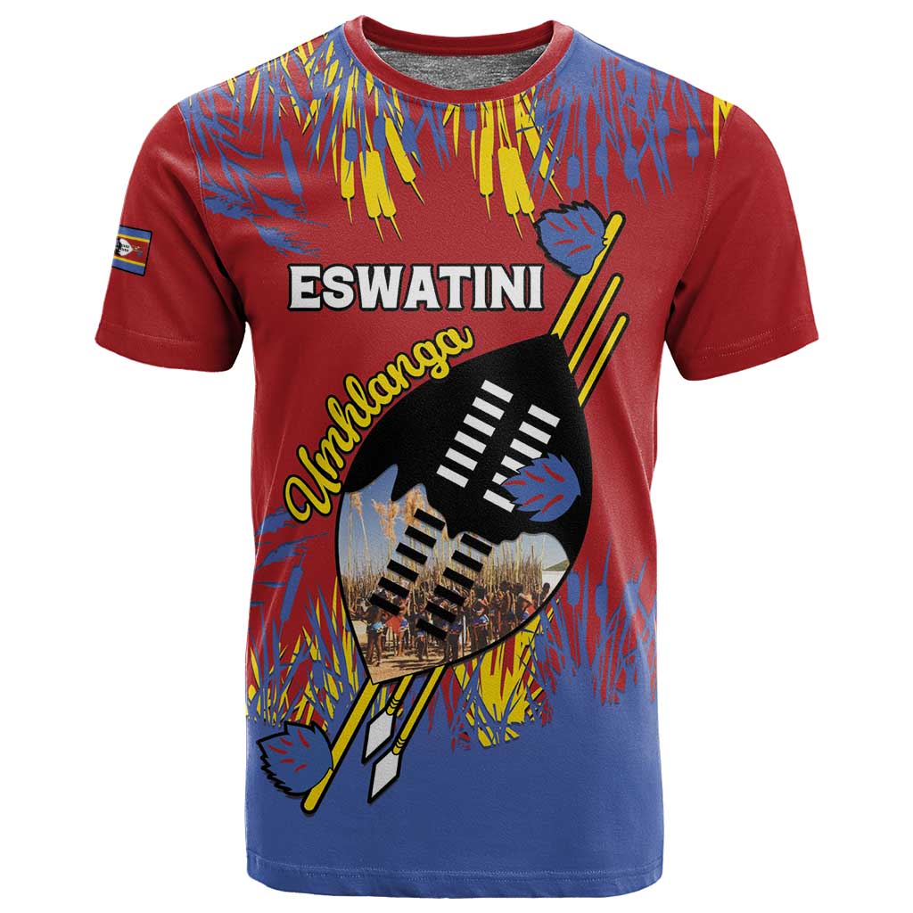 Personalized Umhlanga Reed Dance T shirt Eswatini Heritage - African Pride