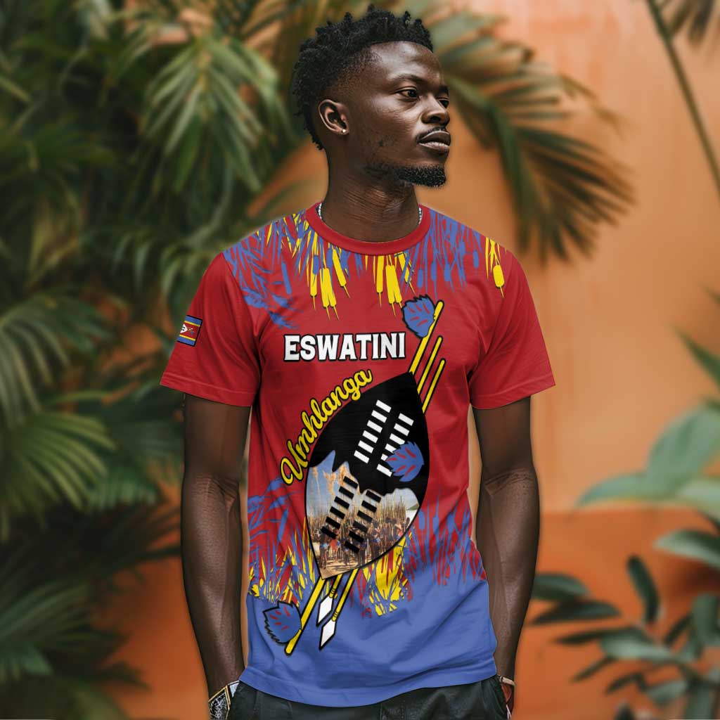 Personalized Umhlanga Reed Dance T shirt Eswatini Heritage - African Pride