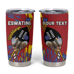 Personalized Umhlanga Reed Dance Tumbler Cup Eswatini Heritage - African Pride