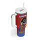 Personalized Umhlanga Reed Dance Tumbler With Handle Eswatini Heritage - African Pride