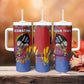 Personalized Umhlanga Reed Dance Tumbler With Handle Eswatini Heritage - African Pride