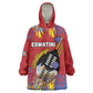 Personalized Umhlanga Reed Dance Wearable Blanket Hoodie Eswatini Heritage - African Pride