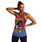 Personalized Umhlanga Reed Dance Women Racerback Tank Eswatini Heritage - African Pride