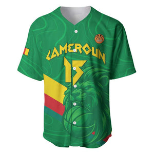 Custom Cameroon Basketball Baseball Jersey Go Indomitable Lions - African Pride