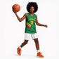 Custom Cameroon Basketball Basketball Jersey Go Indomitable Lions - African Pride