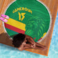 Custom Cameroon Basketball Beach Blanket Go Indomitable Lions - African Pride