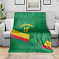 Custom Cameroon Basketball Blanket Go Indomitable Lions - African Pride