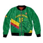 Custom Cameroon Basketball Bomber Jacket Go Indomitable Lions - African Pride