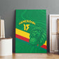 Custom Cameroon Basketball Canvas Wall Art Go Indomitable Lions - African Pride