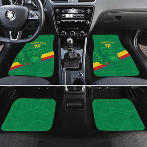 Custom Cameroon Basketball Car Mats Go Indomitable Lions - African Pride
