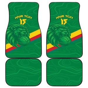 Custom Cameroon Basketball Car Mats Go Indomitable Lions - African Pride