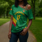 Custom Cameroon Basketball Cross Shoulder Shirt Go Champions Indomitable Lions