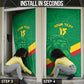 Custom Cameroon Basketball Door Cover Go Champions Indomitable Lions