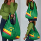 Custom Cameroon Basketball Grocery Bag Go Indomitable Lions - African Pride