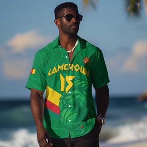 Custom Cameroon Basketball Hawaiian Shirt Go Indomitable Lions - African Pride
