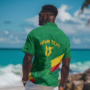 Custom Cameroon Basketball Hawaiian Shirt Go Indomitable Lions - African Pride