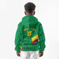 Custom Cameroon Basketball Kid Hoodie Go Indomitable Lions - African Pride