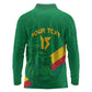 Custom Cameroon Basketball Long Sleeve Polo Shirt Go Indomitable Lions - African Pride