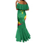 Custom Cameroon Basketball Mermaid Dress Go Indomitable Lions - African Pride