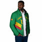 Custom Cameroon Basketball Padded Jacket Go Champions Indomitable Lions