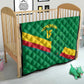 Custom Cameroon Basketball Quilt Go Indomitable Lions - African Pride