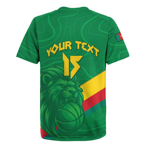 Custom Cameroon Basketball Rugby Jersey Go Indomitable Lions - African Pride