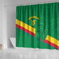 Custom Cameroon Basketball Shower Curtain Go Indomitable Lions - African Pride