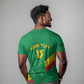 Custom Cameroon Basketball T shirt Go Indomitable Lions - African Pride