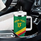 Custom Cameroon Basketball Tumbler With Handle Go Indomitable Lions - African Pride