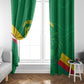 Custom Cameroon Basketball Window Curtain Go Indomitable Lions - African Pride