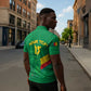 Custom Cameroon Basketball Zipper Polo Shirt Go Champions Indomitable Lions