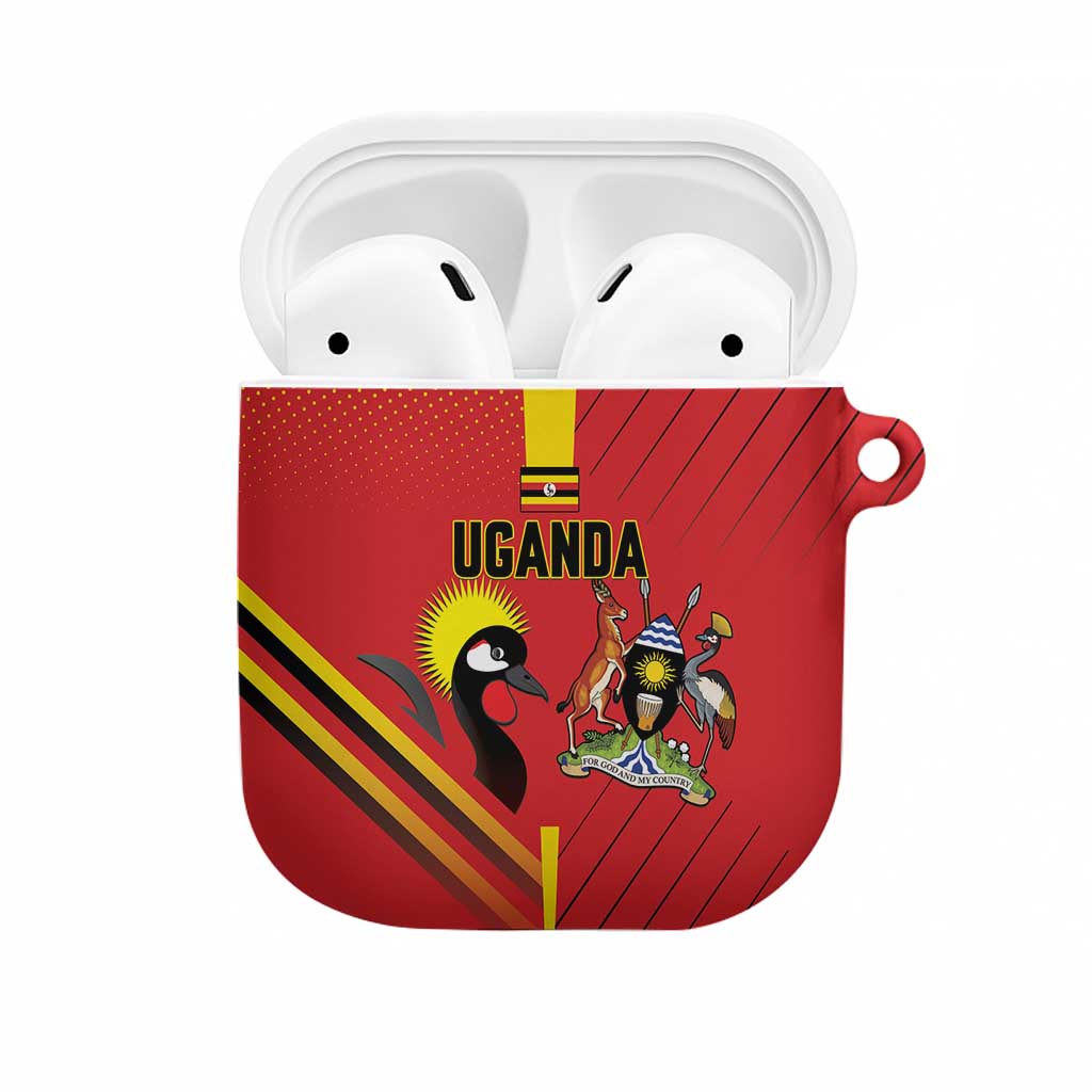 Uganda Basketball AirPods Case Go Silverbacks