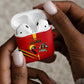 Uganda Basketball AirPods Case Go Silverbacks